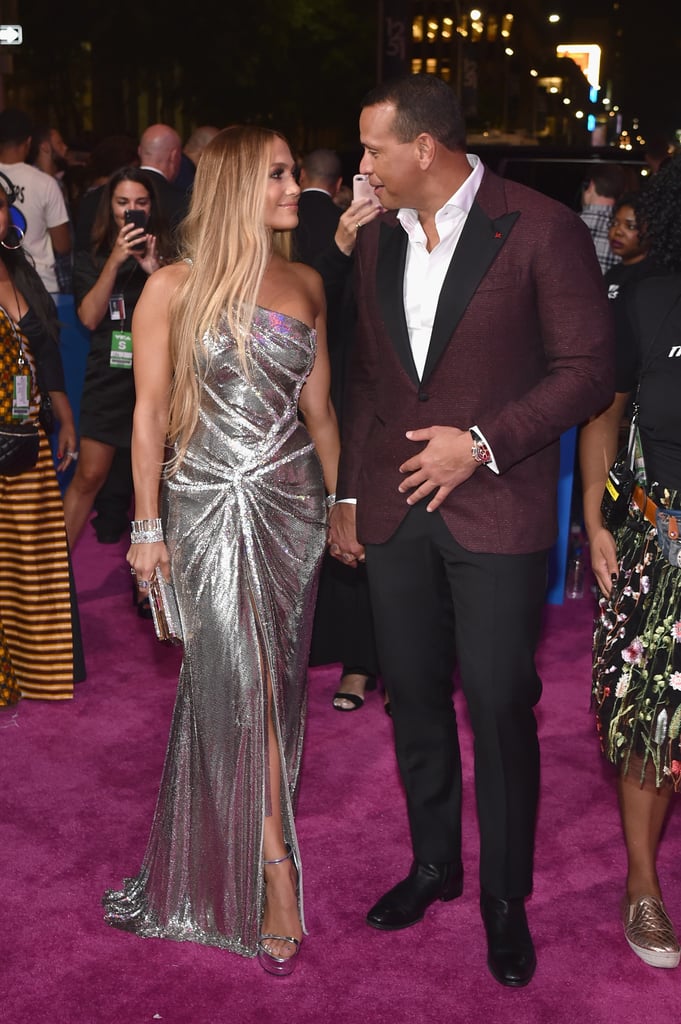Jennifer Lopez and Alex Rodriguez at the VMAs 2018