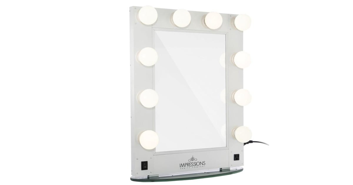 Impressions Hollywood Glamour Vanity Mirror With Led Bulbs Light Up Beauty Vanity Mirrors