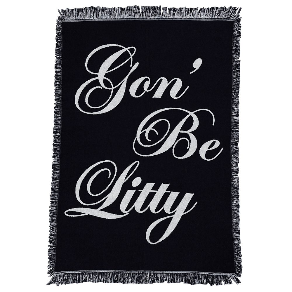 Gon' Be Litty Woven Blanket
