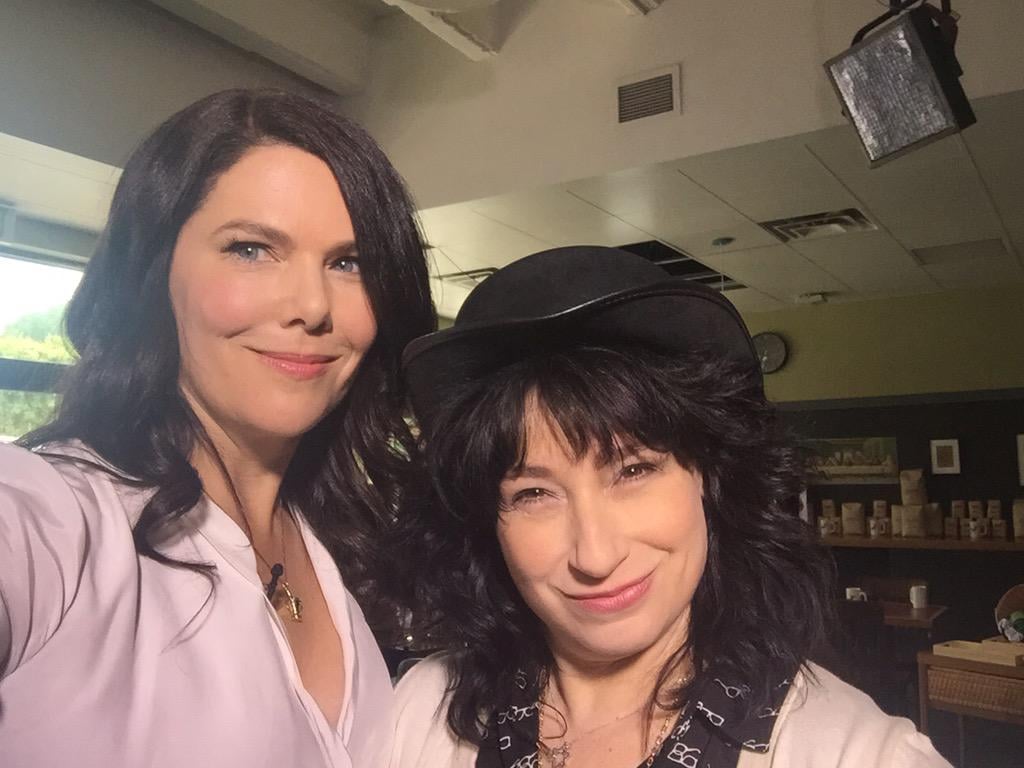 Creator Amy Sherman-Palladino posed for a picture with Graham.