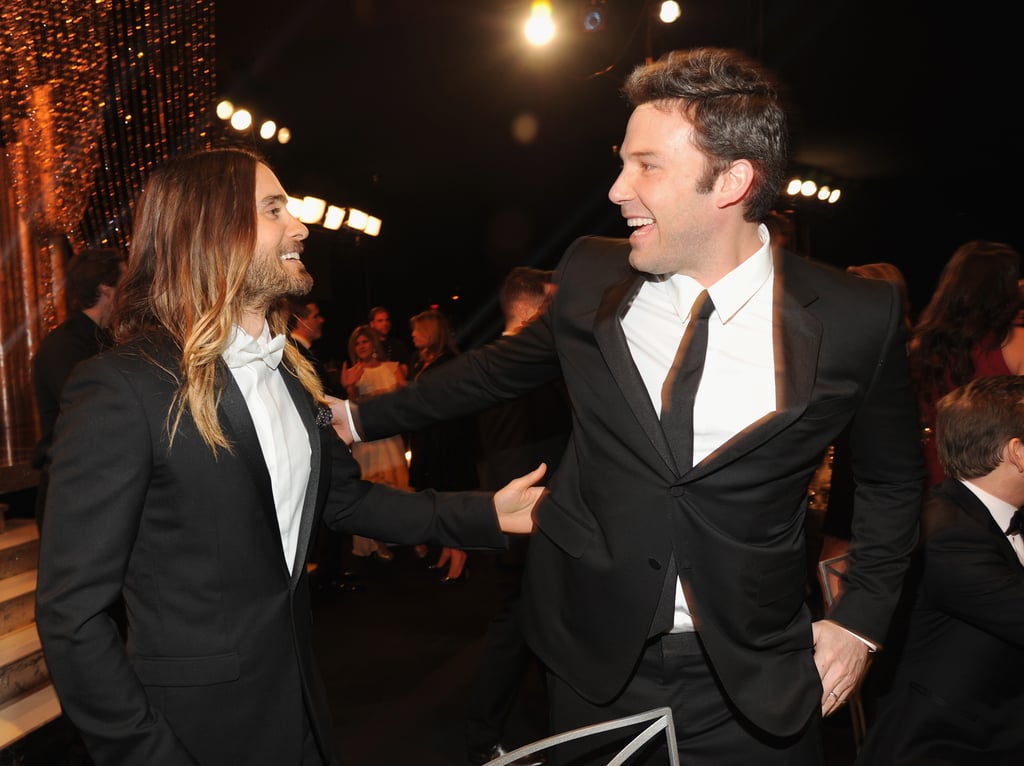 Jared Leto and Ben Affleck were excited to see each other inside the SAGs.
