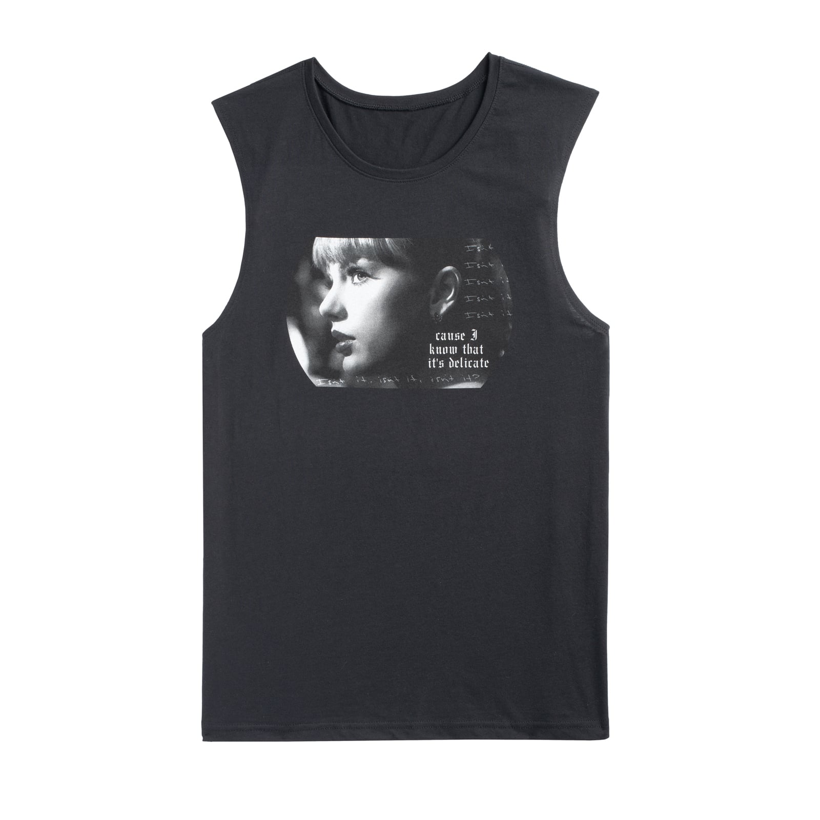 Black Muscle Tee With Delicate Lyrics 75 Taylor Swift Gifts To Help You Get Ready For The Reputation Stadium Tour Popsugar Entertainment Photo 51