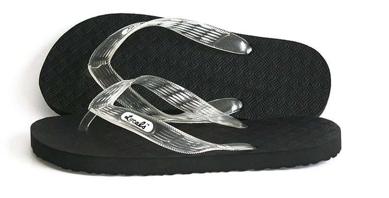 Locals Black With Clear Strap Slipper