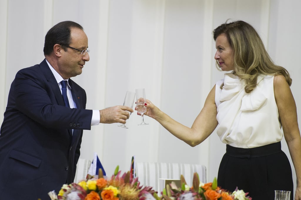 Valerie Trierweiler, a journalist, and President Hollande have been together since 2007 when Hollande reportedly left his partner of 30 years for her.