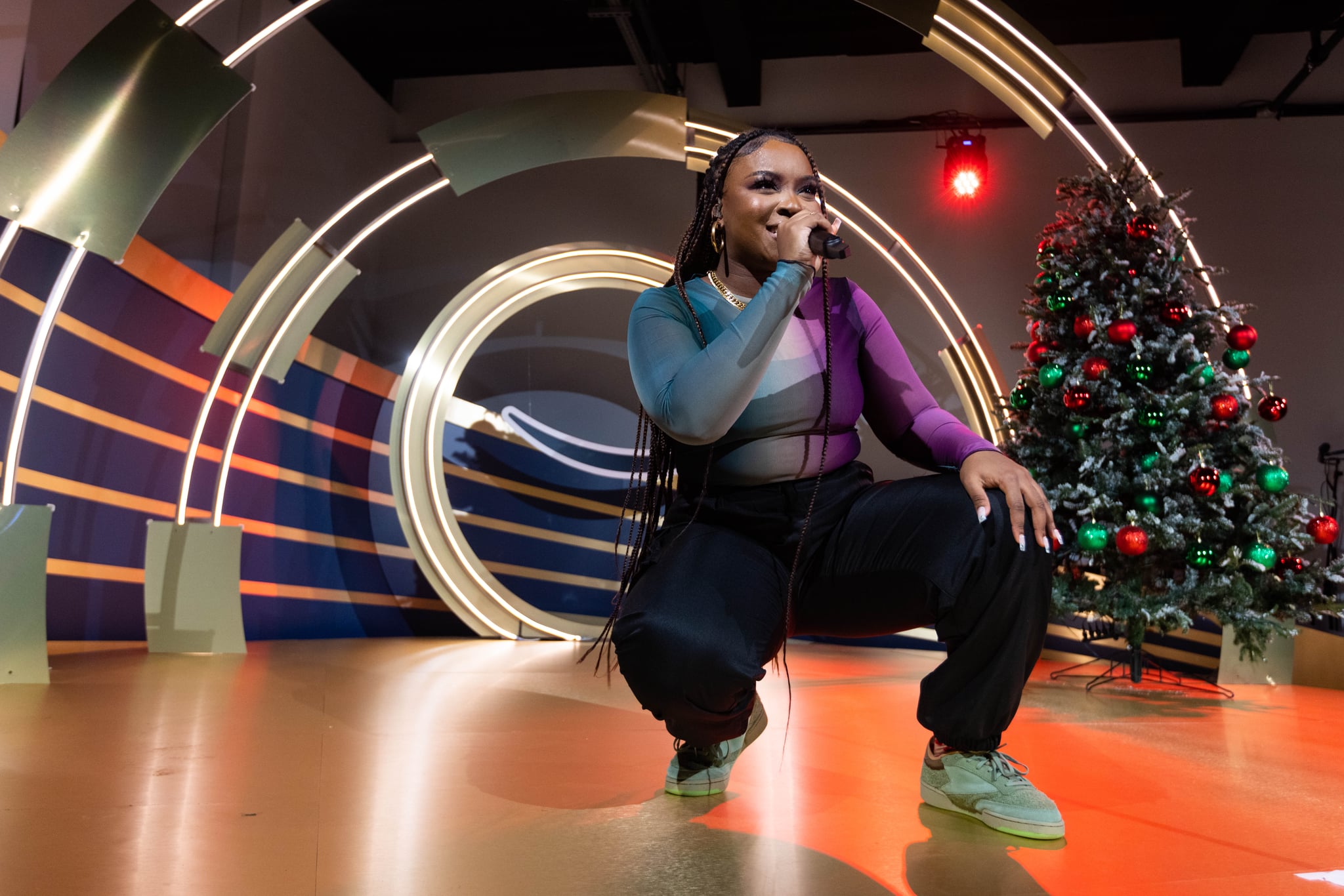 EDITORIAL USE ONLY Ray Blk performing at Amazon's Black Friday Live at Victoria House, London. Picture date: Friday November 26, 2021.