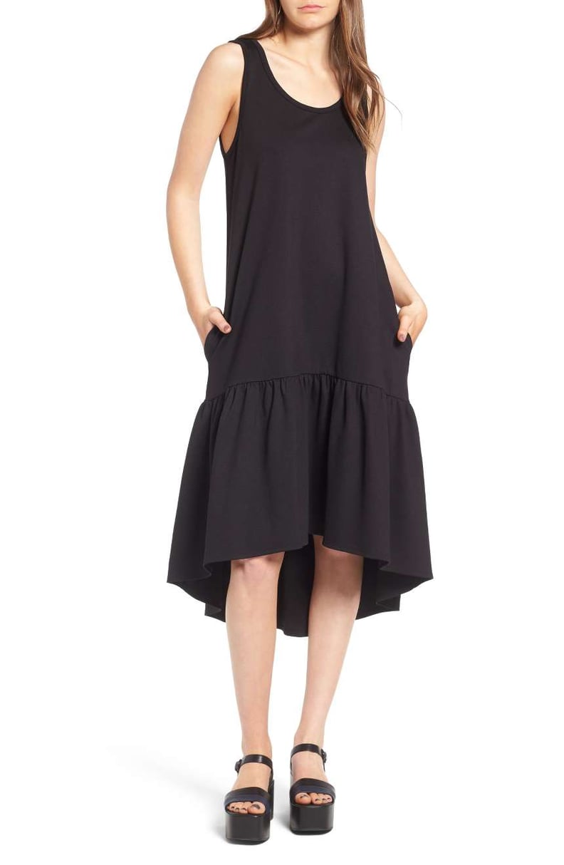 Leith Flounce Midi Dress