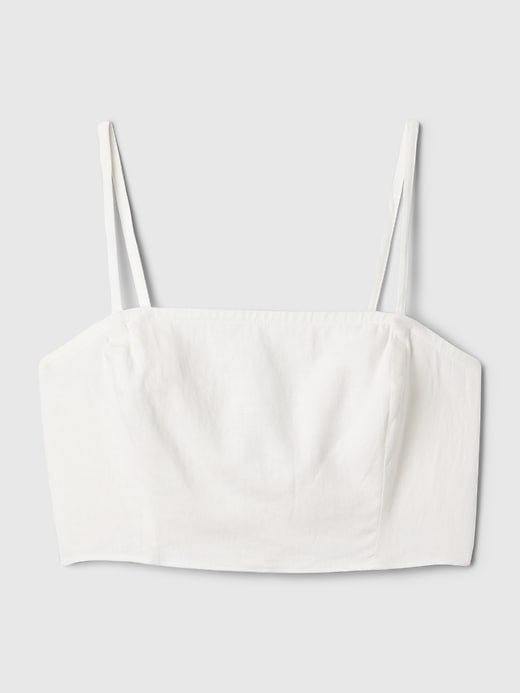 Gap Linen-Cotton Ultra-Cropped Cami