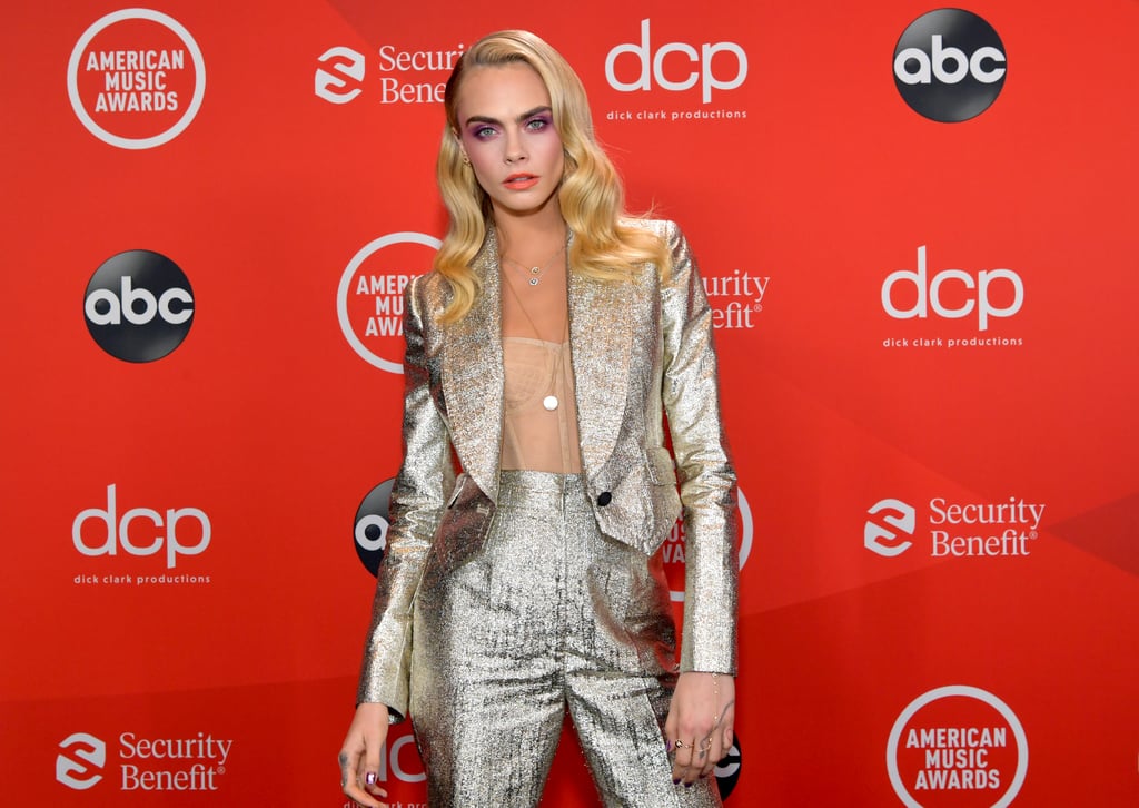 Cara Delevingne at the 2020 American Music Awards