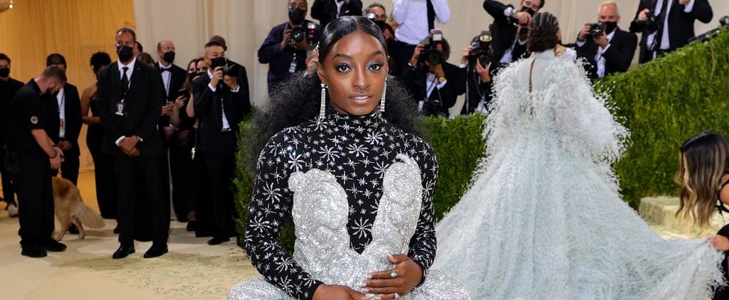 Simone Biles Wears 88-Pound Dress to the 2021 Met Gala