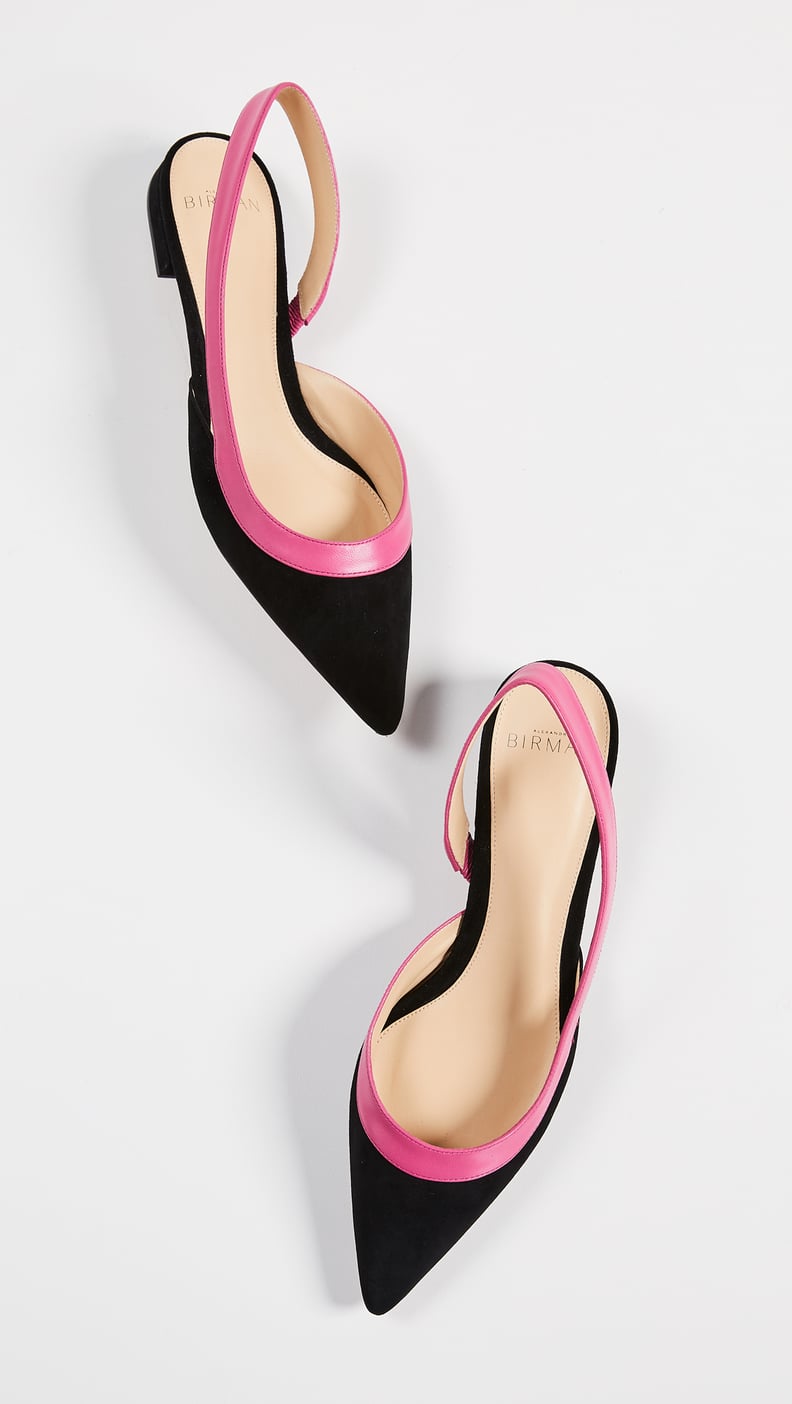 Alexandre Birman Wavee Slingback Flats