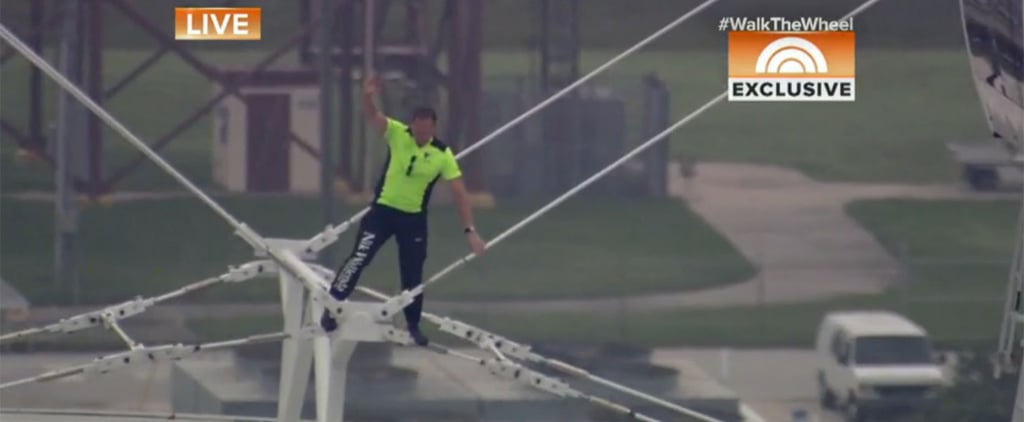 Nik Wallenda Orlando Eye Stunt April 2015