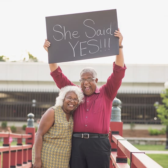 Older Couple's Engagement Photos