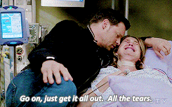 Season 12, Episode 9: Comforting Meredith After Her Attack