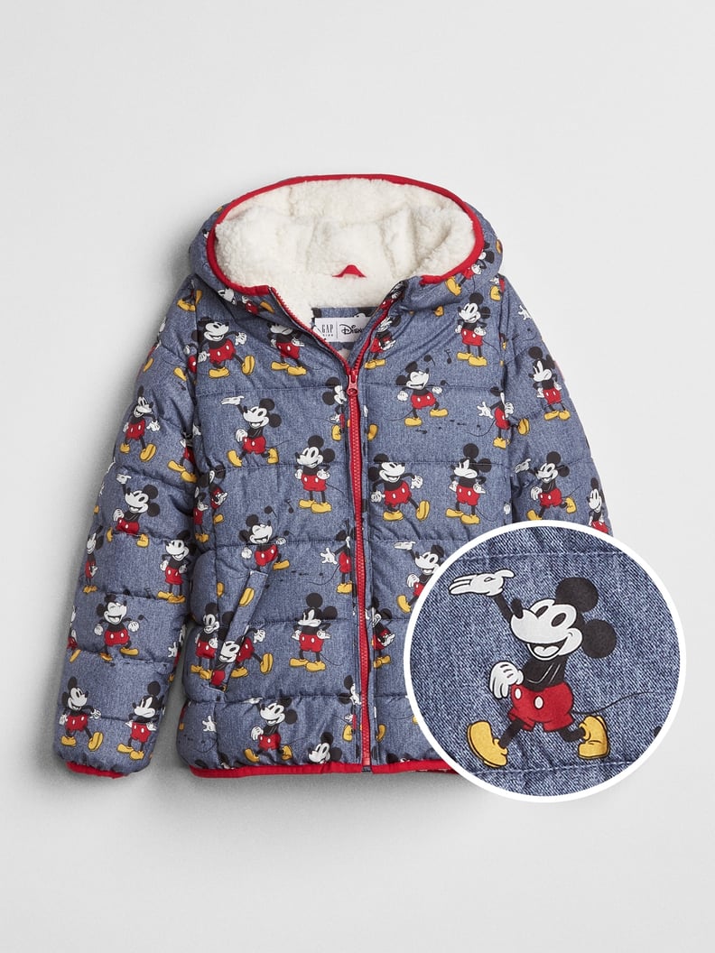 Mickey Mouse Sherpa Puffer Jacket