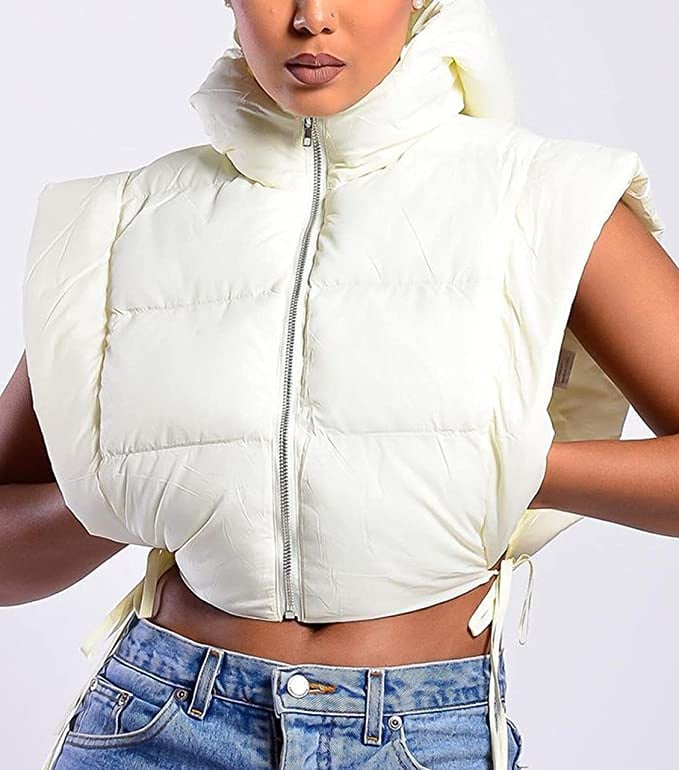 Fiona Jolin Cropped Puffer Vest