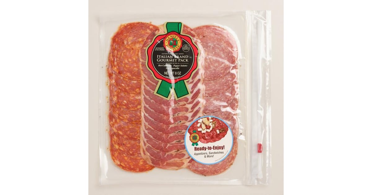 Daniele Italian Brand Spicy Gourmet Salami Pack (18 for a set of two