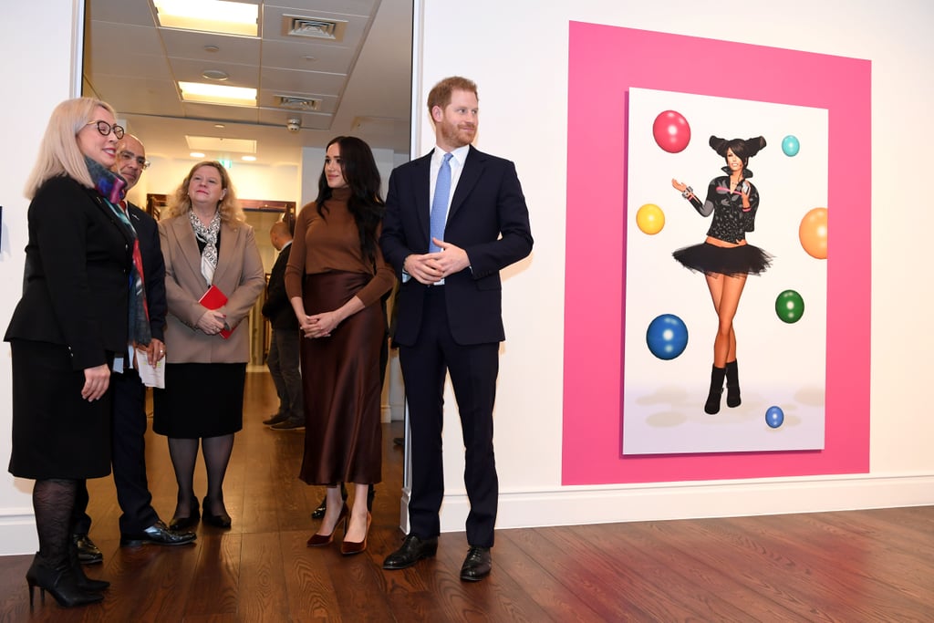 Meghan Markle and Prince Harry Visit Canada House 2020