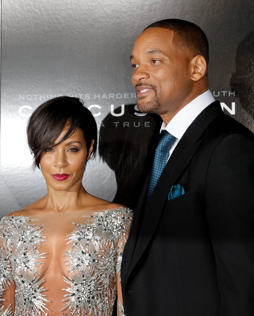 Will Smith Jada Pinkett Smith Concussion Red Carpet Pictures