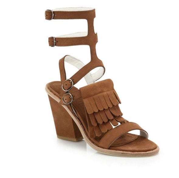 Freda Salvador Free Fringed Suede Sandals ($495)