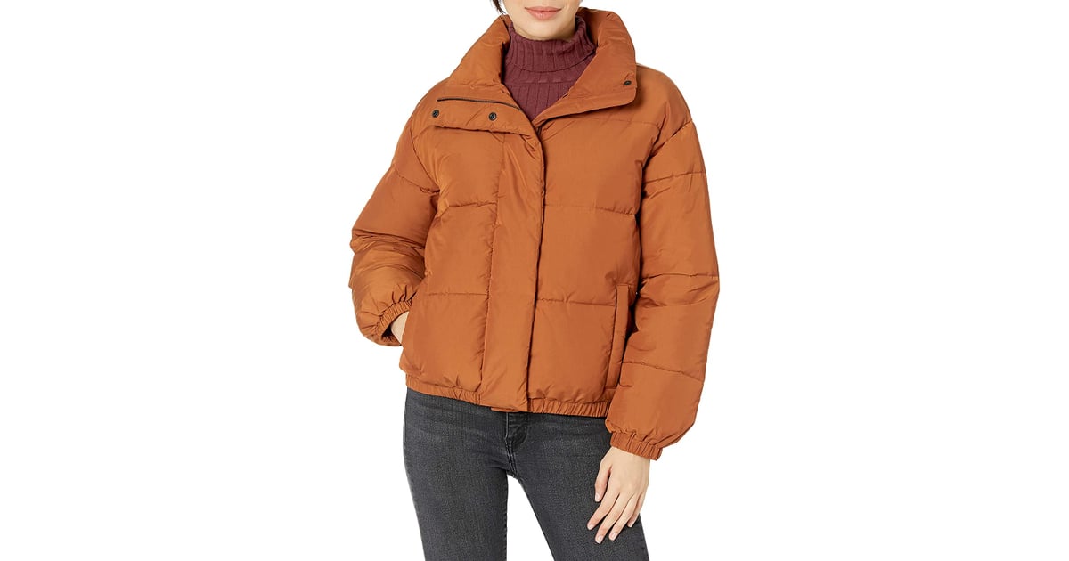Download Daily Ritual Relaxed-Fit Mock-Neck Short Puffer Jacket in ...