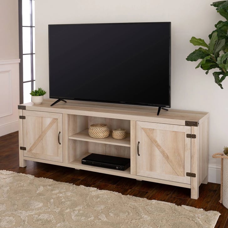 Saracina Home Modern Farmhouse Barn Door TV Stand The Best of Target