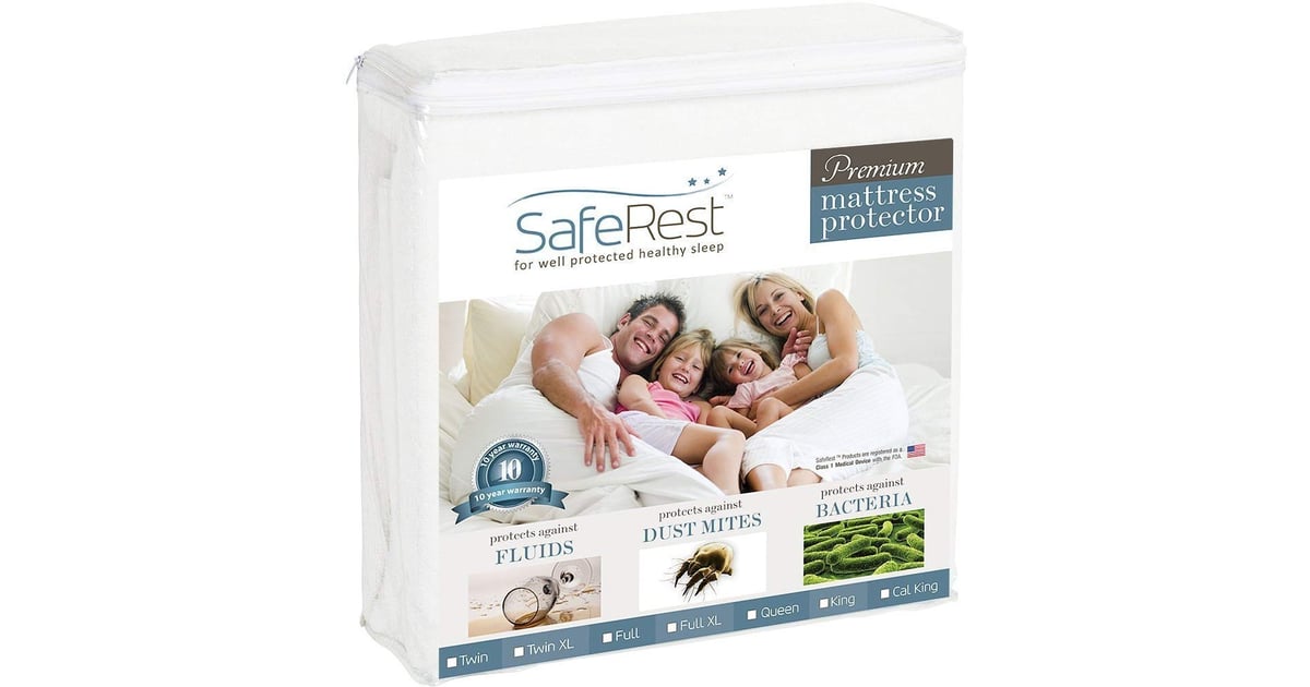 lucid premium hypoallergenic waterproof mattress protector queen