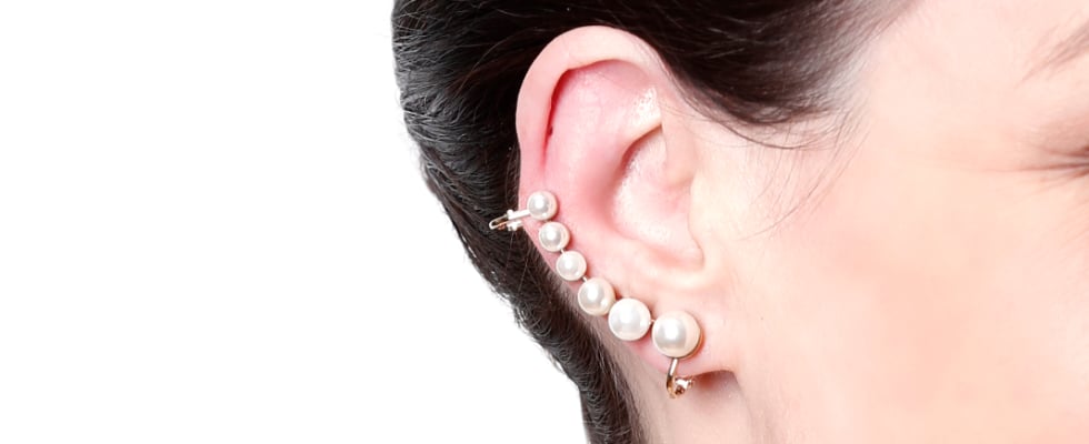 Rue Gembon Pearl Ear Cuff