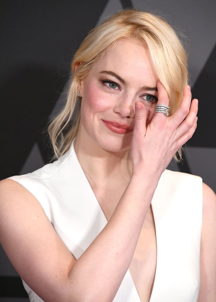 Emma Stone and Andrew Garfield at the Governors Awards 2017