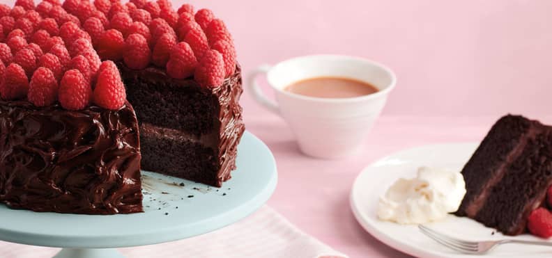 The first recipe in the Bake Off Box is a signature chocolate cake