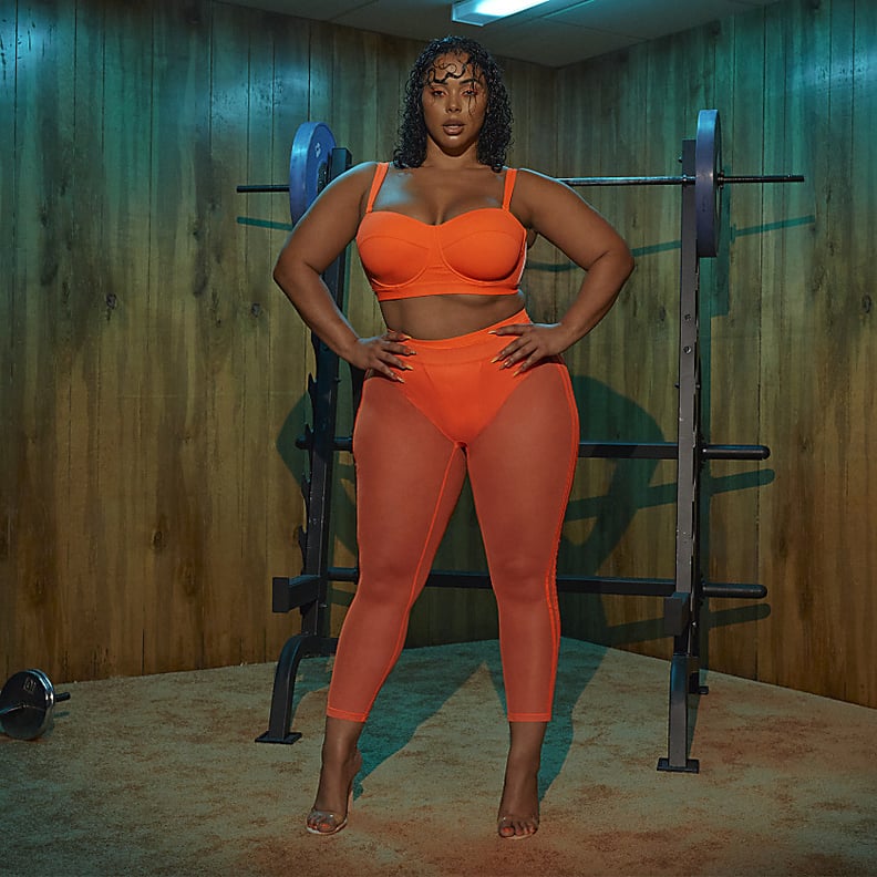 adidas Ivy Park Swim Leggings (Plus Size) Solar Orange - SS21 - US