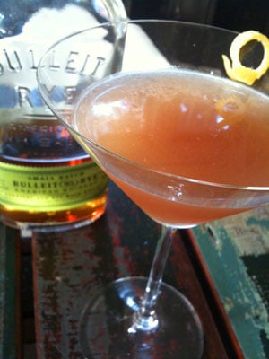 Bulleit Rye Whiskey Cocktail Recipe POPSUGAR Food