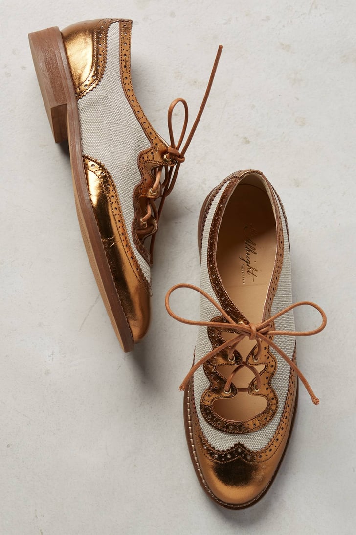 Miss Albright Curricula Cutout Oxfords Bronze 7 Oxfords ($188) | Dressy ...