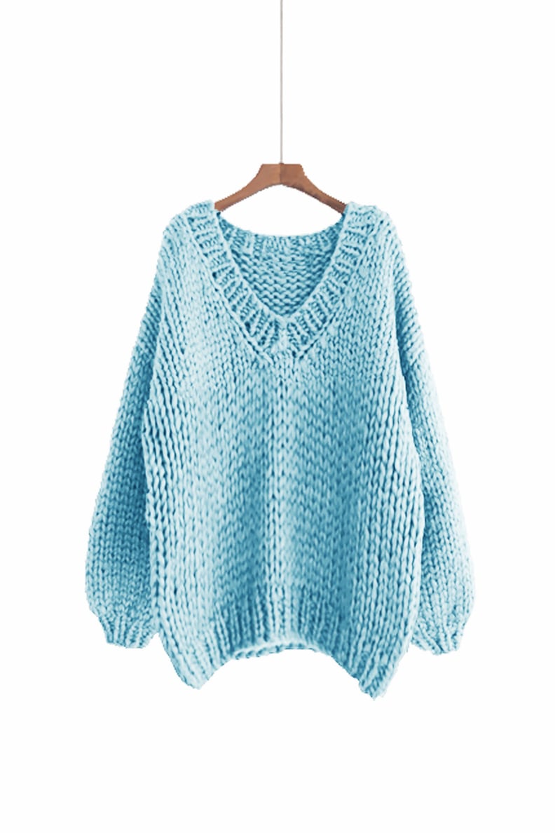 Max Melody Hand Knit Oversize Woman's Sweater