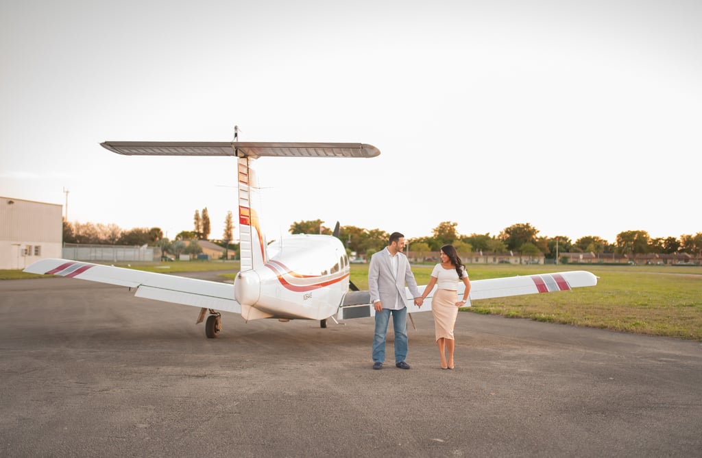 Airport Engagement Shoot