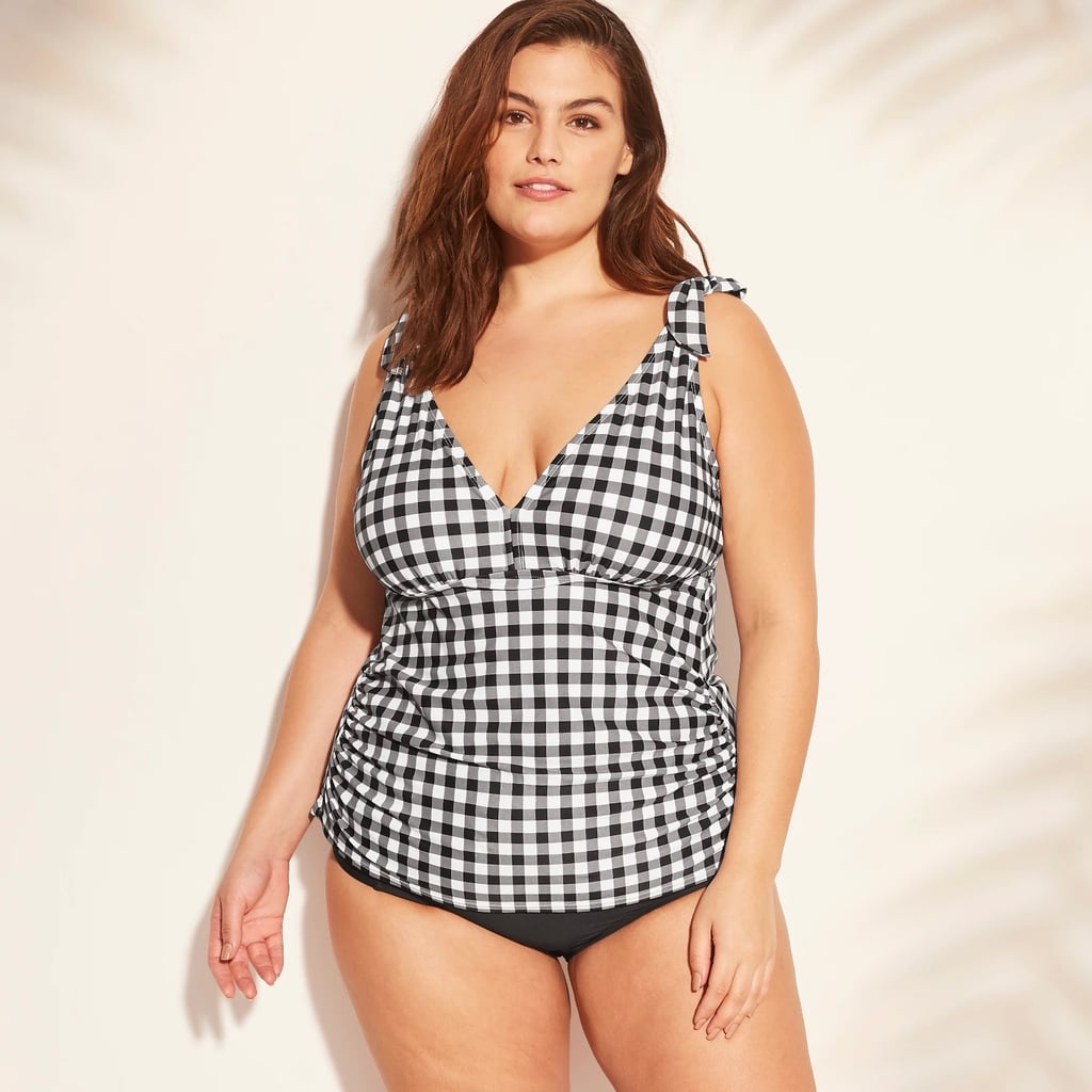 target plus size bathing suit tops