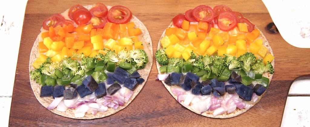 Vegan Rainbow Pizza