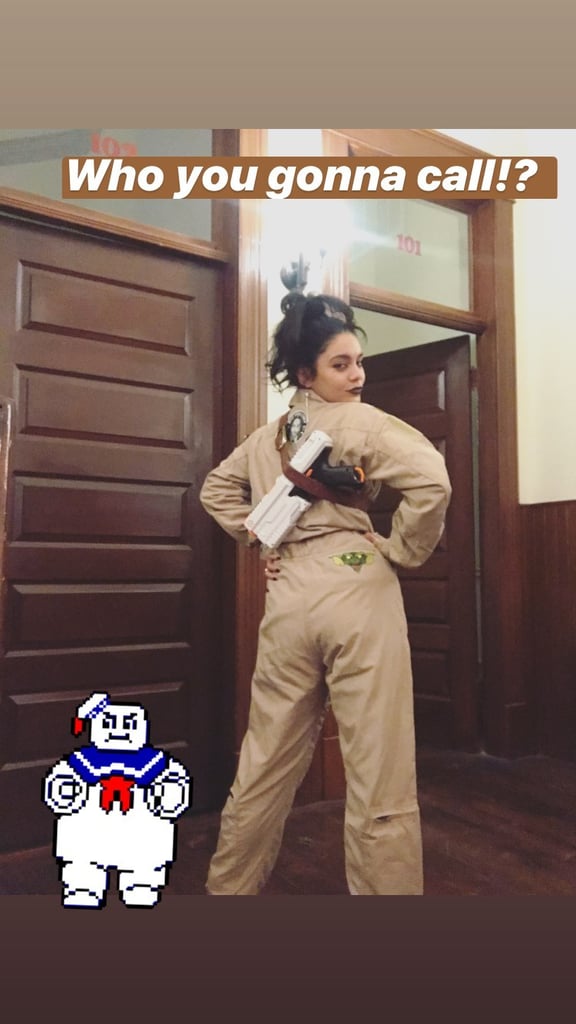 Vanessa Hudgens Dressed Up as a Ghostbuster in 2019