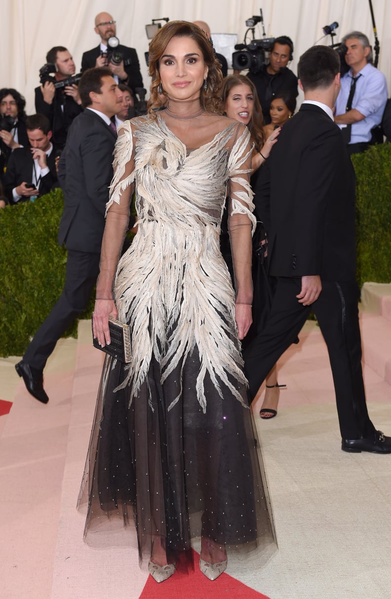 Queen Rania of Jordan at the 2016 Met Gala