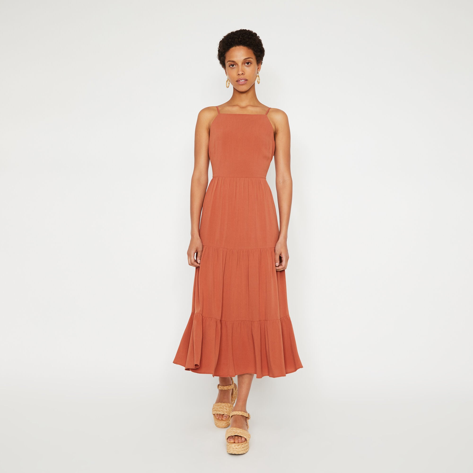 Warehouse Tiered Midi Cami Dress 24 Easy Breezy Dresses That ll
