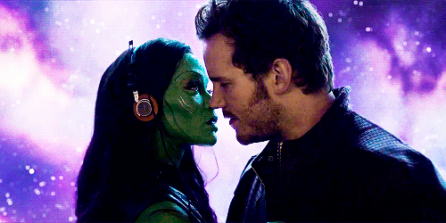 Or when things get steamy with Gamora.