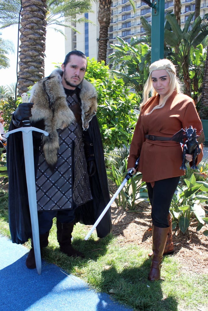 Jon Snow and Jedi Daenerys Targaryen