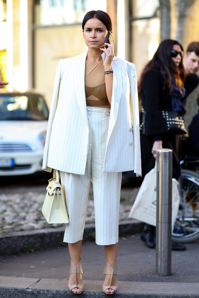 Miroslava Duma at Milan Fashion Week