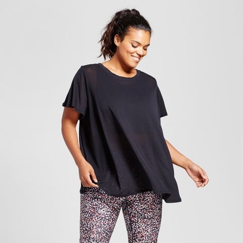 JoyLab Women's Plus Flutter Back T-Shirt