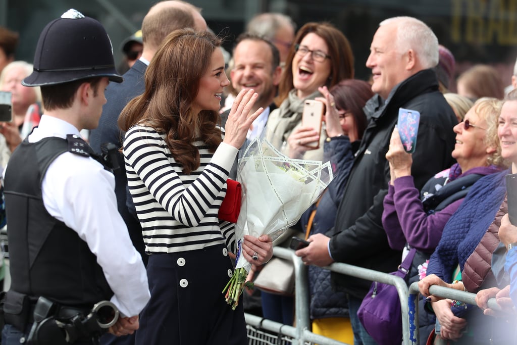 Kate Middleton Striped Shirt May 2019