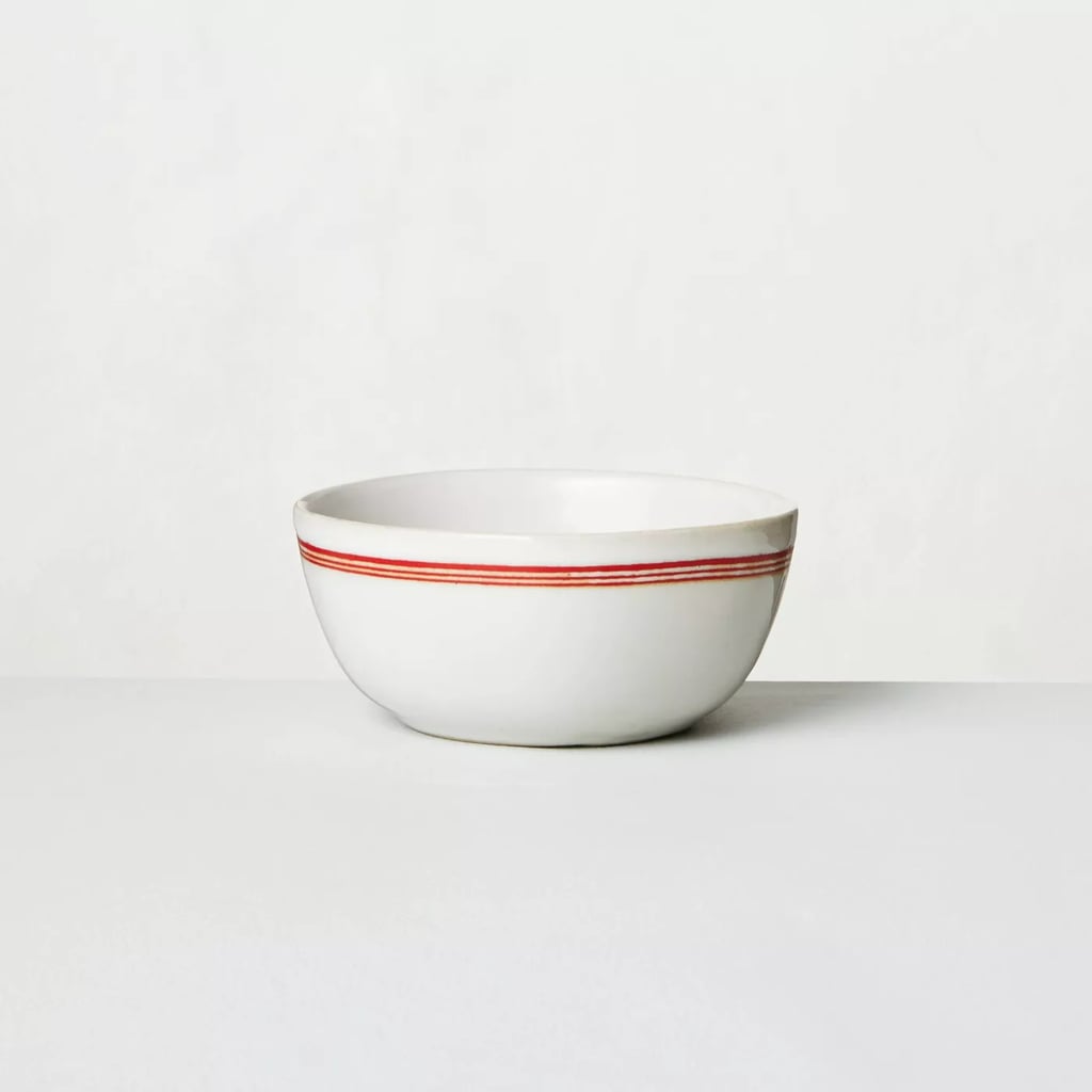 Border Stripes Stoneware Mini Bowl