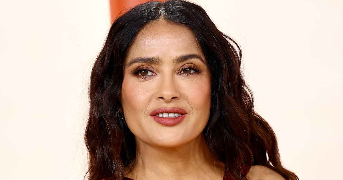 Salma Hayek’s Patchwork Bikini For National Bikini Day