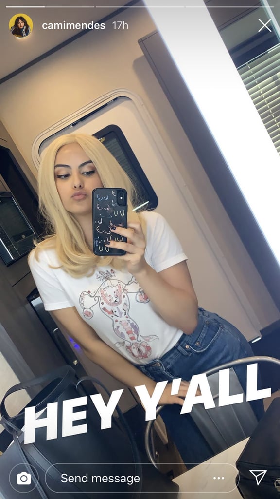 Camila Mendes With Blond Hair
