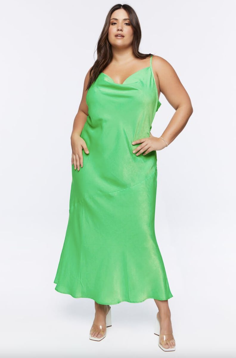 Forever 21 Satin Slip Maxi Dress