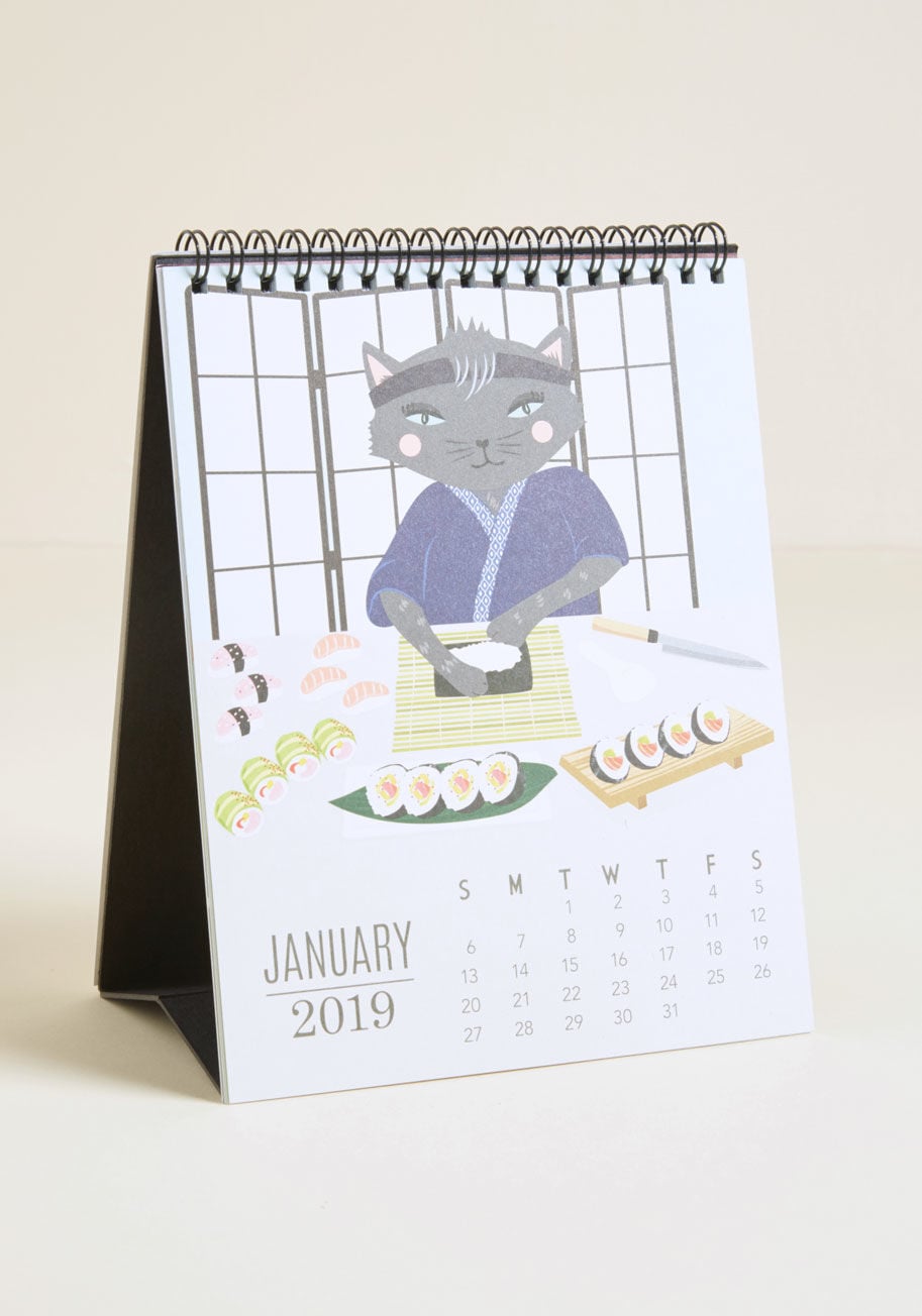 Paper Source Do It Year Self 2019 Desk Calendar Happy Holidays