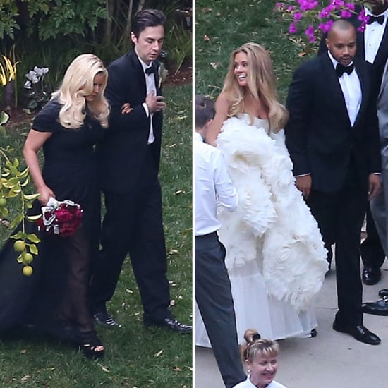 Jessica Simpson at CaCee Cobb's Wedding Pictures